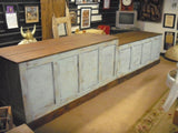 Distressed Retail Check-out Counter - Kitchen Island / Bar / Desk